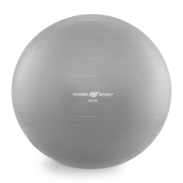 Piłka gimnastyczna Anti-Burst 55 cm szara Marbo Sport