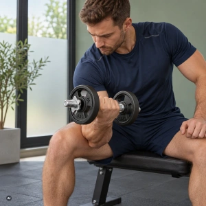Obciążenie żeliwne gumowane 1 kg MW-O1G-kier - Marbo Sport