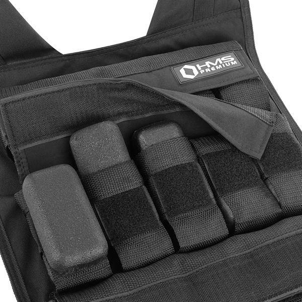 Kamizelka treningowa KTO30 z regulowanym obciążeniem 30 kg - HMS