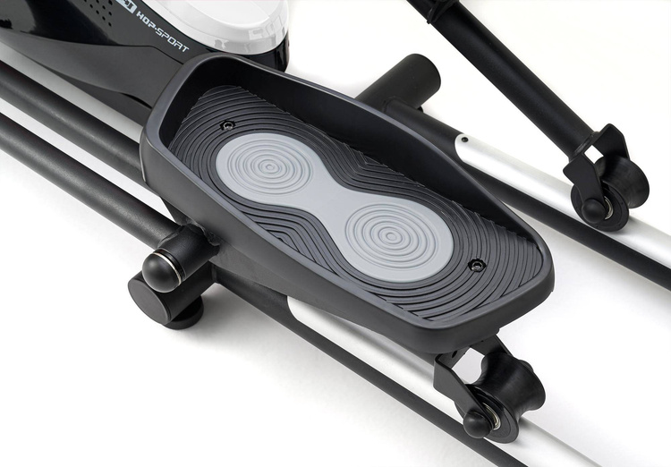 Elektryczno-magnetyczny orbitrek HS-070C Buzz srebrny - Hop Sport