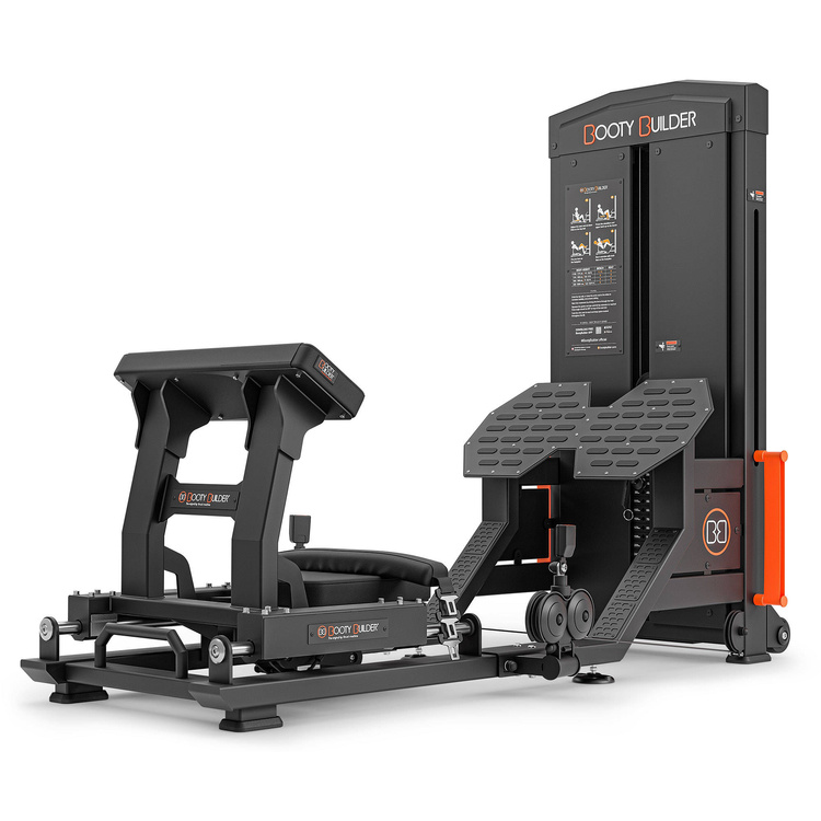 Maszyna ze stosem do treningu mięśni pośladkowowych BB V8 - Booty Builder
