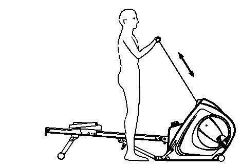 Wioślarz Vario Program R350 - BH Fitness