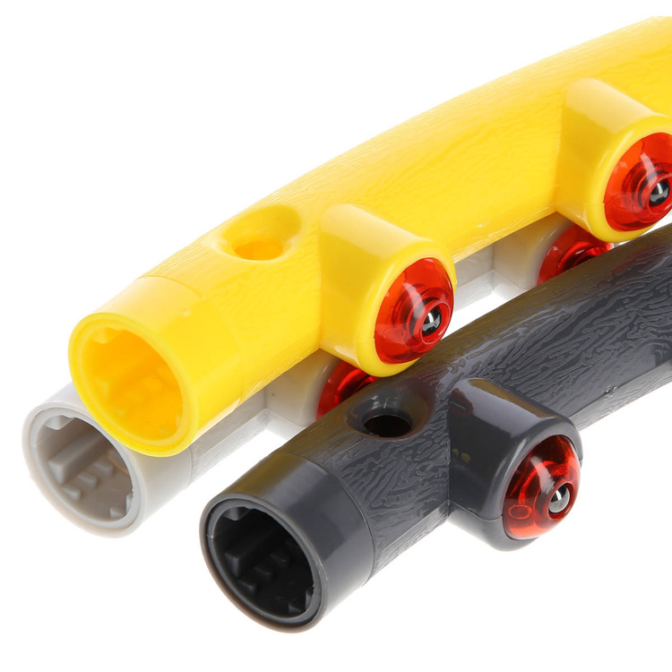 Hula hop masujący z magnesami HHP005 grey-yellow - HMS