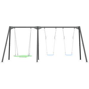 Huśtawka 3-stanowiskowa na łożyskach (stelaż) PREMIUM MO-014 - Marbo Sport