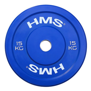 Obciążenie olimpijskie gumowane 15 kg TOB-15 - HMS