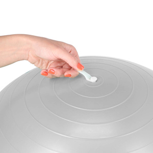 Piłka gimnastyczna YB01N 65 cm szary - HMS