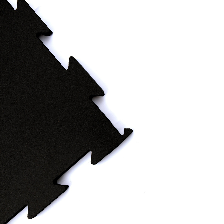 Profesjonalna podłoga pod wolne ciężary Premium puzzle czarna - Marbo Sport