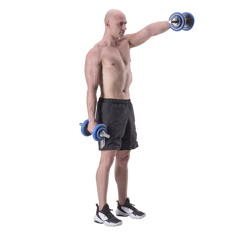 Sztangielki gumowane SGG30 BAR 30kg - HMS