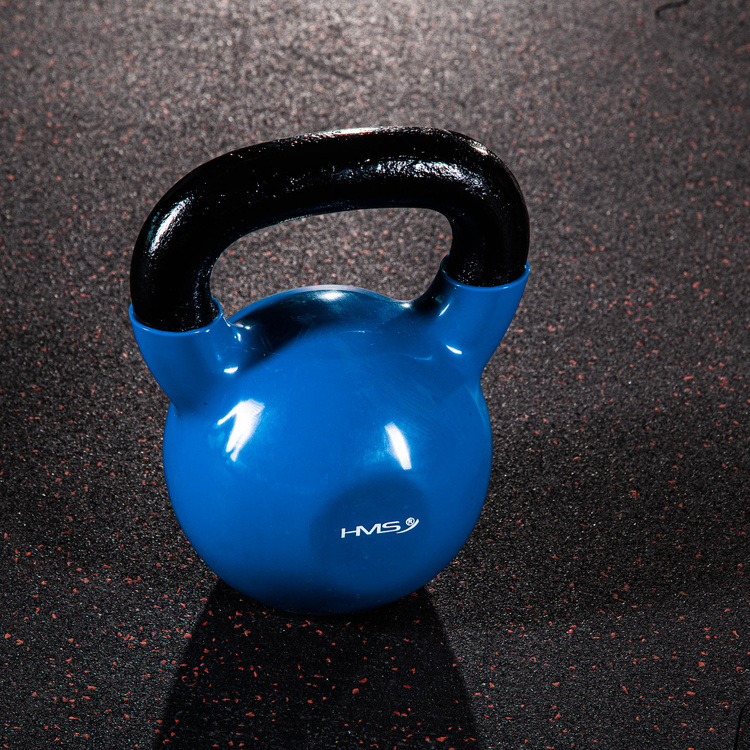 Hantla winylowa żeliwna kettlebell 16 kg - HMS
