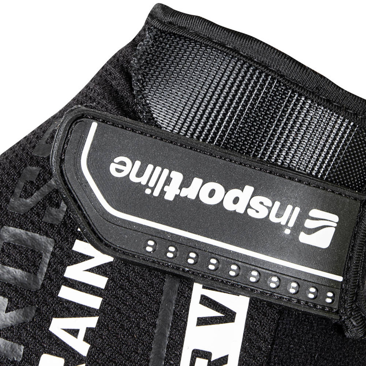 Rękawice fitness do treningu Taladaro Czarno-białe - InSPORTline