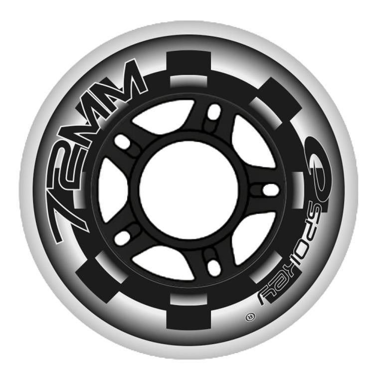 Kółka do łyżworolek PU 72 MM - Spokey