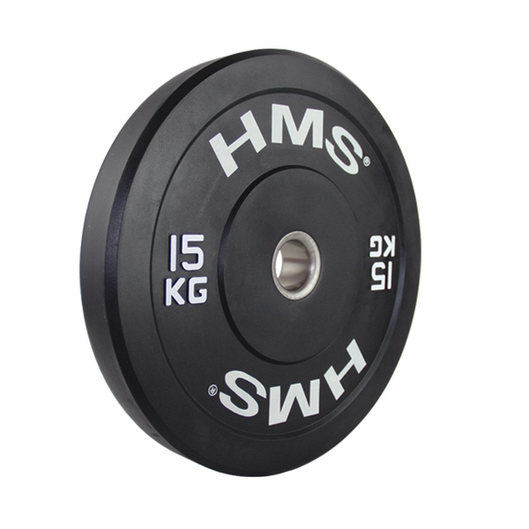 Obciążenie olimpijskie gumowane BBR15 15 kg - HMS