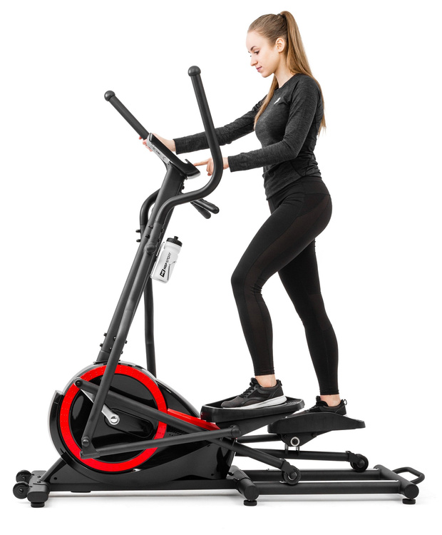 Elektryczno-magnetyczny orbitrek HS-070C Buzz srebrny - Hop Sport