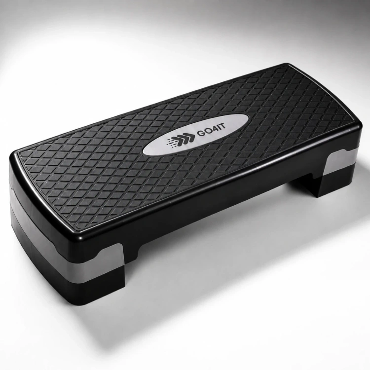 Step do aerobiku czarno-szary - GO4IT