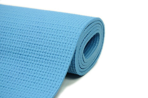 Mata do jogi z paskiem BB 8300 niebieska - Body Scultpture