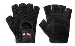 Rękawice treningowe siatka/skóra SW 83 - Body Sculpture