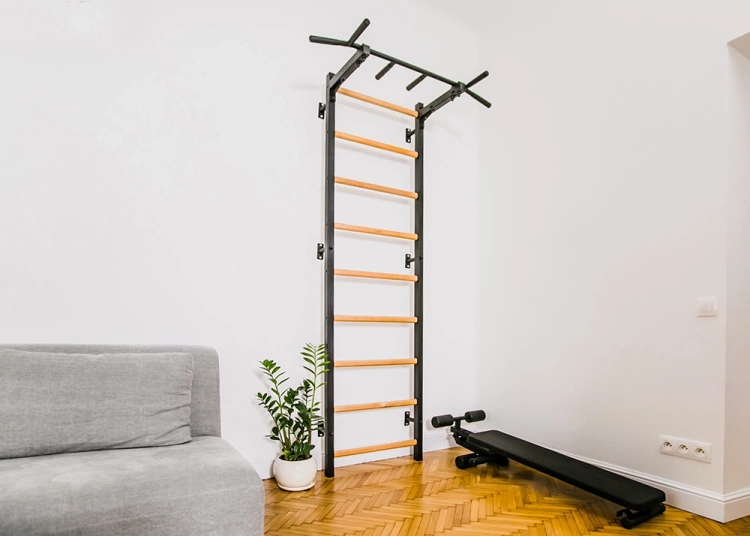 Czarna drabinka gimnastyczna BenchK 721B