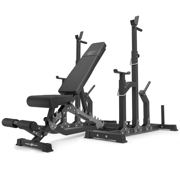 Zestaw MS2_2.0 | Ławka dwustronna + stojaki regulowane - Marbo Sport