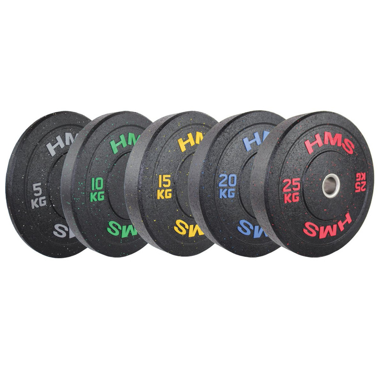 Obciążenie olimpijskie gumowane HTBR10 10 kg - HMS