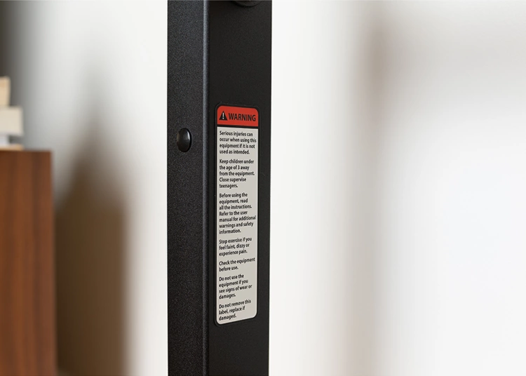 Czarna drabinka gimnastyczna dla dzieci BenchK 211B + A076