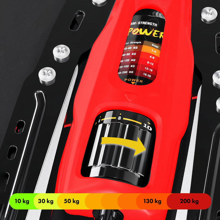 F1020 PRO HYDRAULICZNY ŚCISKACZ DO ĆWICZEŃ Z LICZNIKIEM HMS