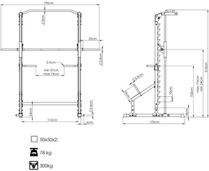 Maszyna Smitha na łożyskach liniowych MS-U117 2.0 - Marbo Sport