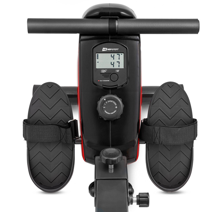 Wioślarz magnetyczny HS-030R Boost czerwony - Hop Sport
