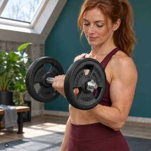 Obciążenie żeliwne gumowane 10 kg MW-O10G-kier - Marbo Sport