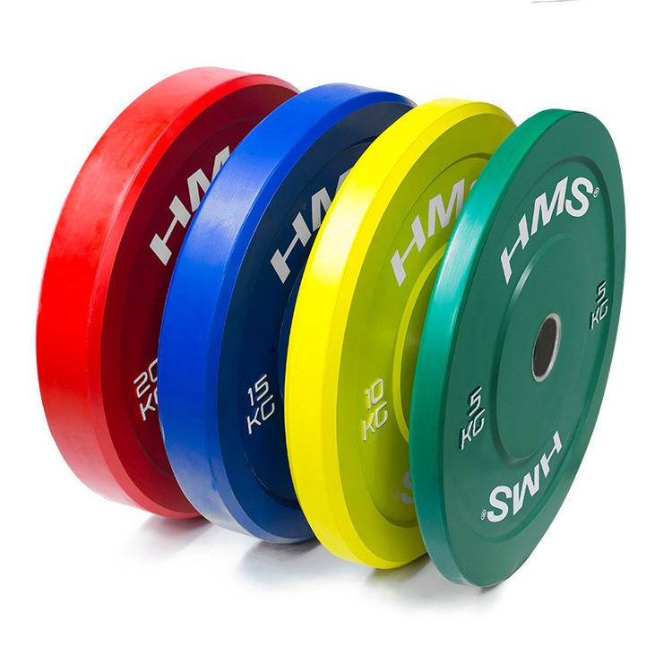 Obciążenie olimpijskie gumowane 15 kg TOB-15 - HMS