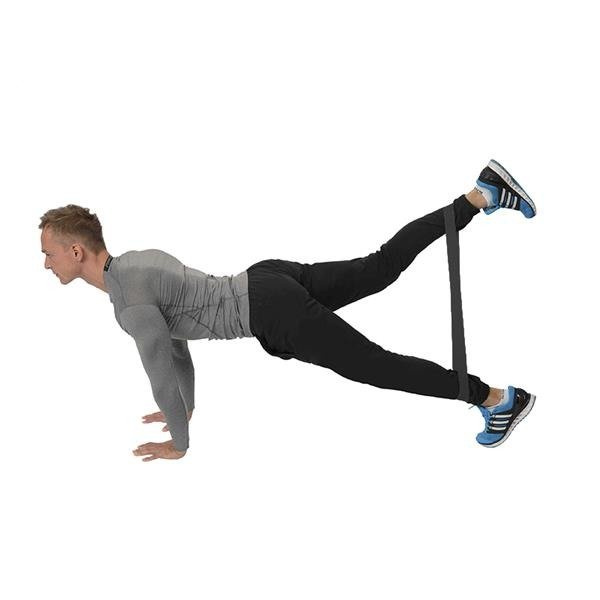 Guma do ćwiczeń GU04 czarna 1,2 x 50 x 600 mm - HMS