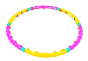 Magnetyczny hula-hop masażer SG-054-30 kulek - Sapphire