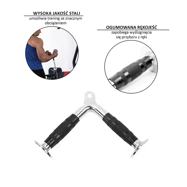 Uchwyt trójkątny gumowany UW06- HMS