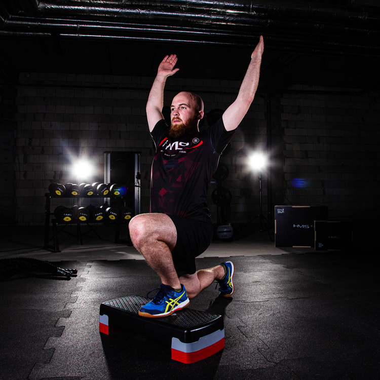 Step do aerobiku AS003 czarny - HMS