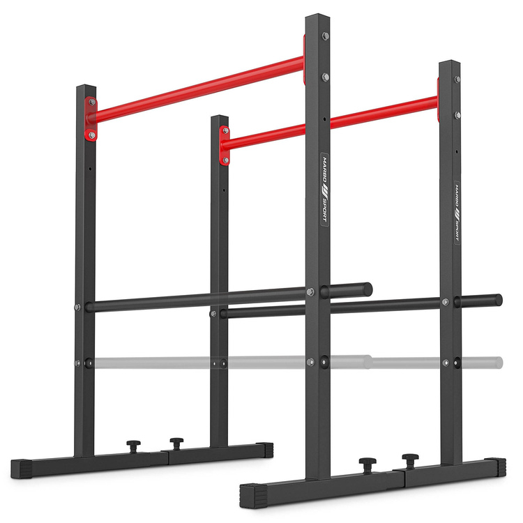 Poręcze stacjonarne regulowane do ćwiczeń MH-D212 - Marbo Sport