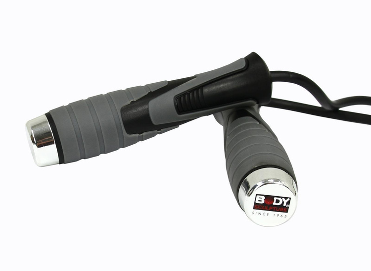 Skakanka speed z obciążnikami 2 x 100g BK 256 - Body Sculpture