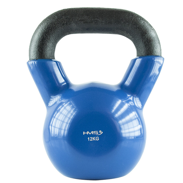 Hantla winylowa żeliwna kettlebell 12 kg - HMS