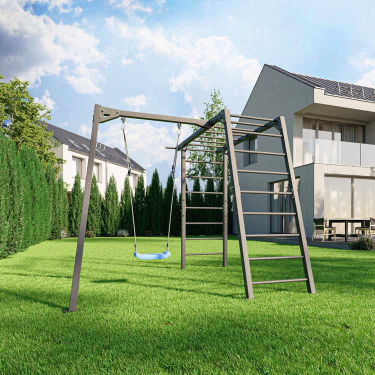 Huśtawka 1-stanowiskowa na łożyskach (dostawka do drabinki) PREMIUM MO-017 - Marbo Sport