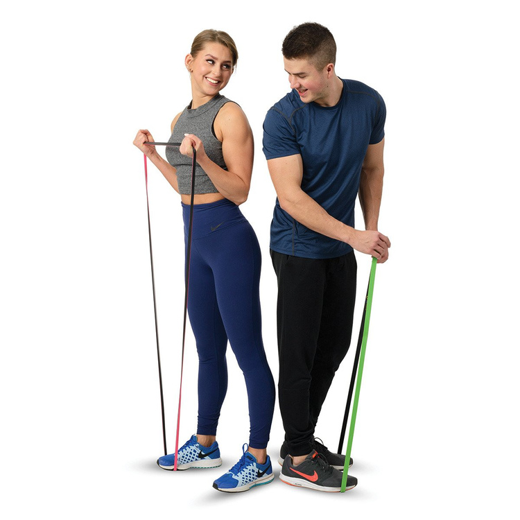 Guma do ćwiczeń GU06 niebiesko-czarna 21 x 5 x 2250 mm - HMS