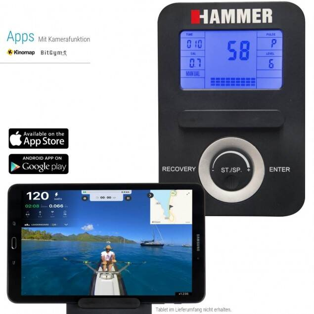 Wioślarz magnetyczny PRO FORCE II - Hammer