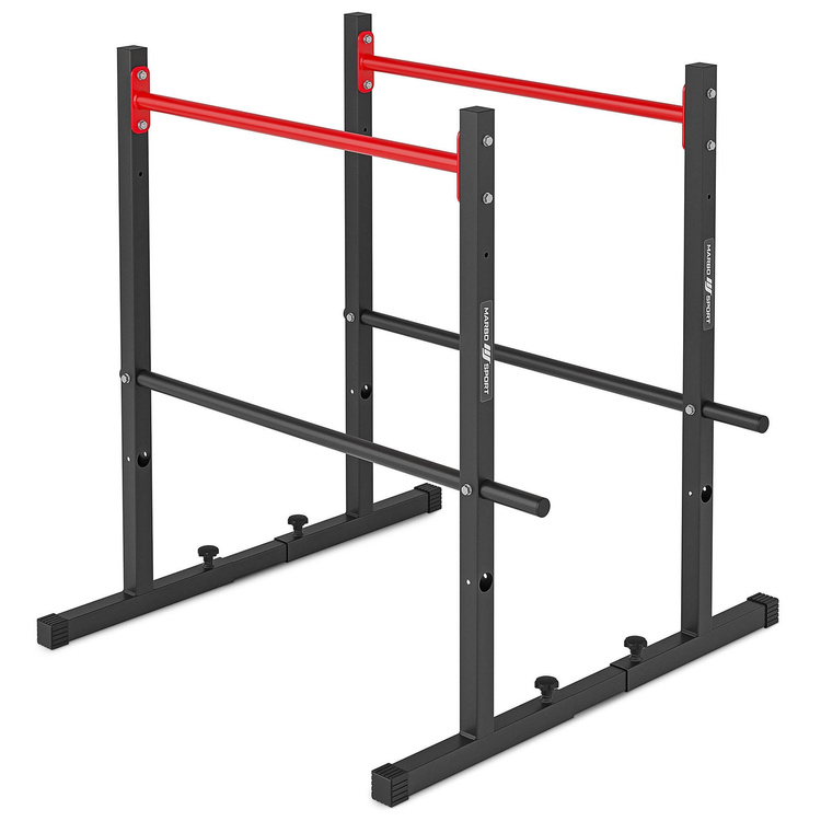 Poręcze stacjonarne regulowane do ćwiczeń MH-D212 - Marbo Sport