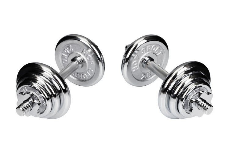 Hantle chromowane 2 x 10 kg - Hop Sport