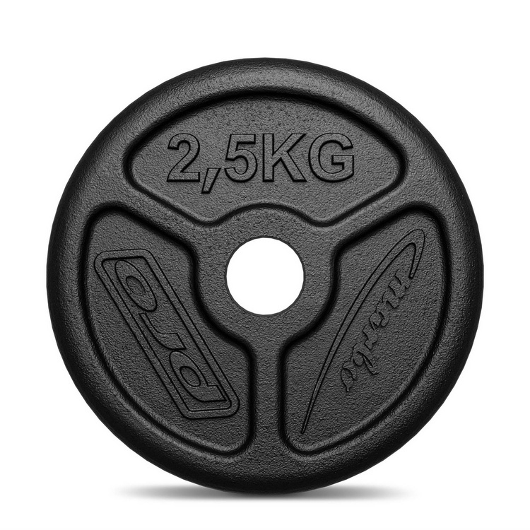 Obciążenie żeliwne 2,5 kg SLIM MW-O2,5-slim - Marbo Sport