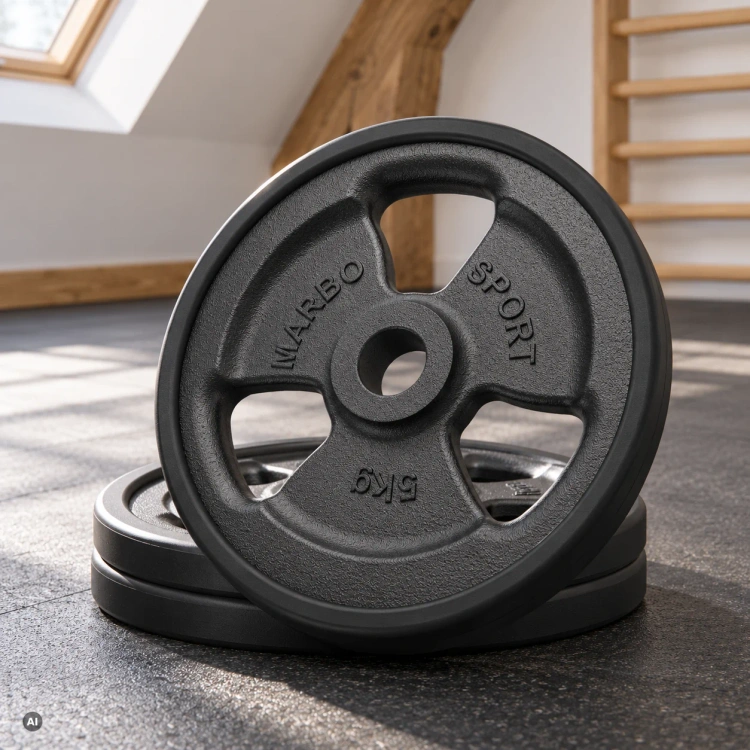 Obciążenie żeliwne gumowane 5 kg MW-O5G-kier - Marbo Sport