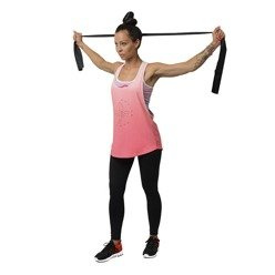 Taśma pilates TP01 1,2x150x1800mm czarna - HMS