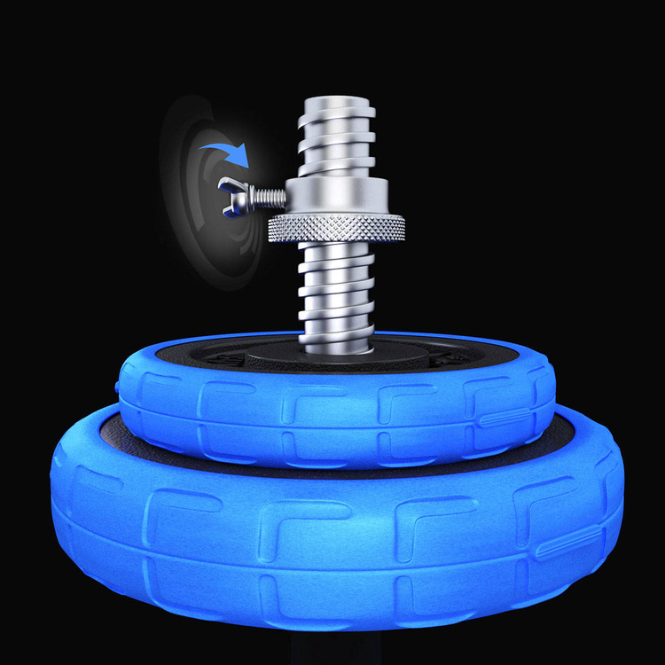 Sztangielki gumowane SGG30 BAR 30kg - HMS