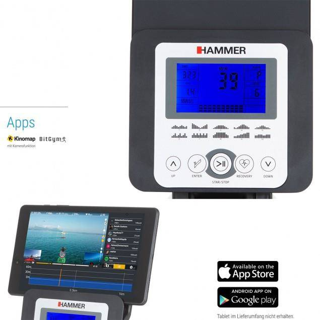 Wioślarz magnetyczny COBRA XTR PLUS II - Hammer