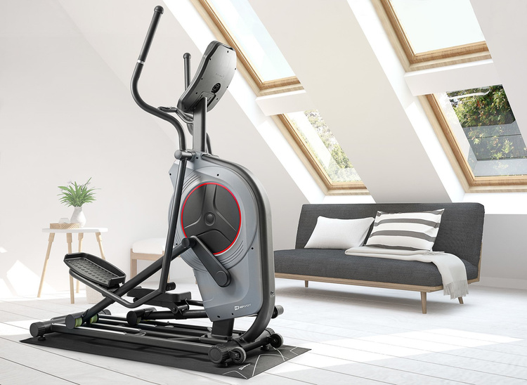 Orbitrek magnetyczny HS-100C Galaxy szary - Hop Sport