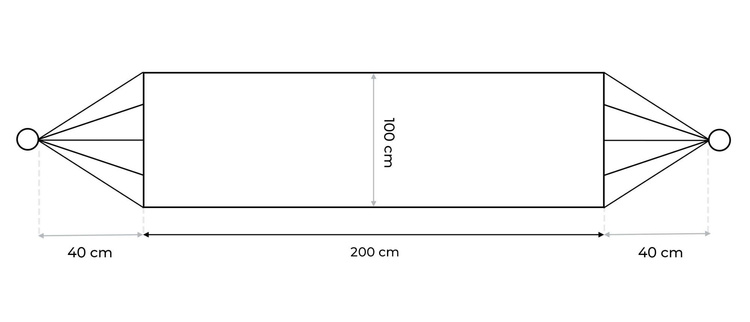 Hamak ogrodowy bujak huśtawka leżak 200x100cm szary w paski