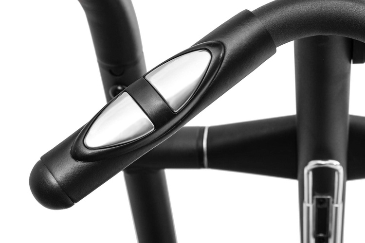 Elektryczno-magnetyczny orbitrek HS-070C Buzz srebrny - Hop Sport