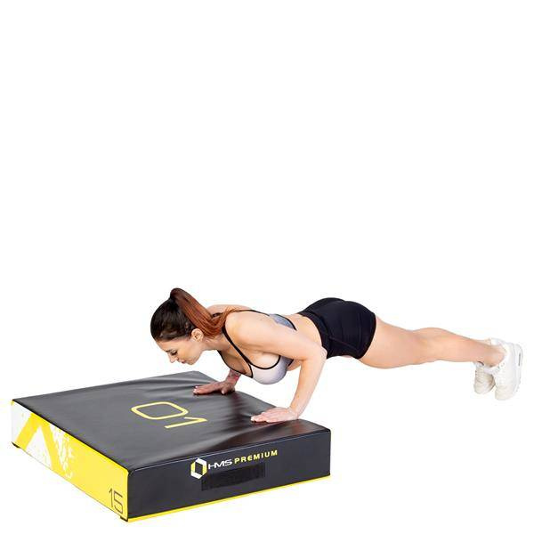 Zestaw skrzynie plyometryczne soft  (4 cześci) PYBS01 - HMS